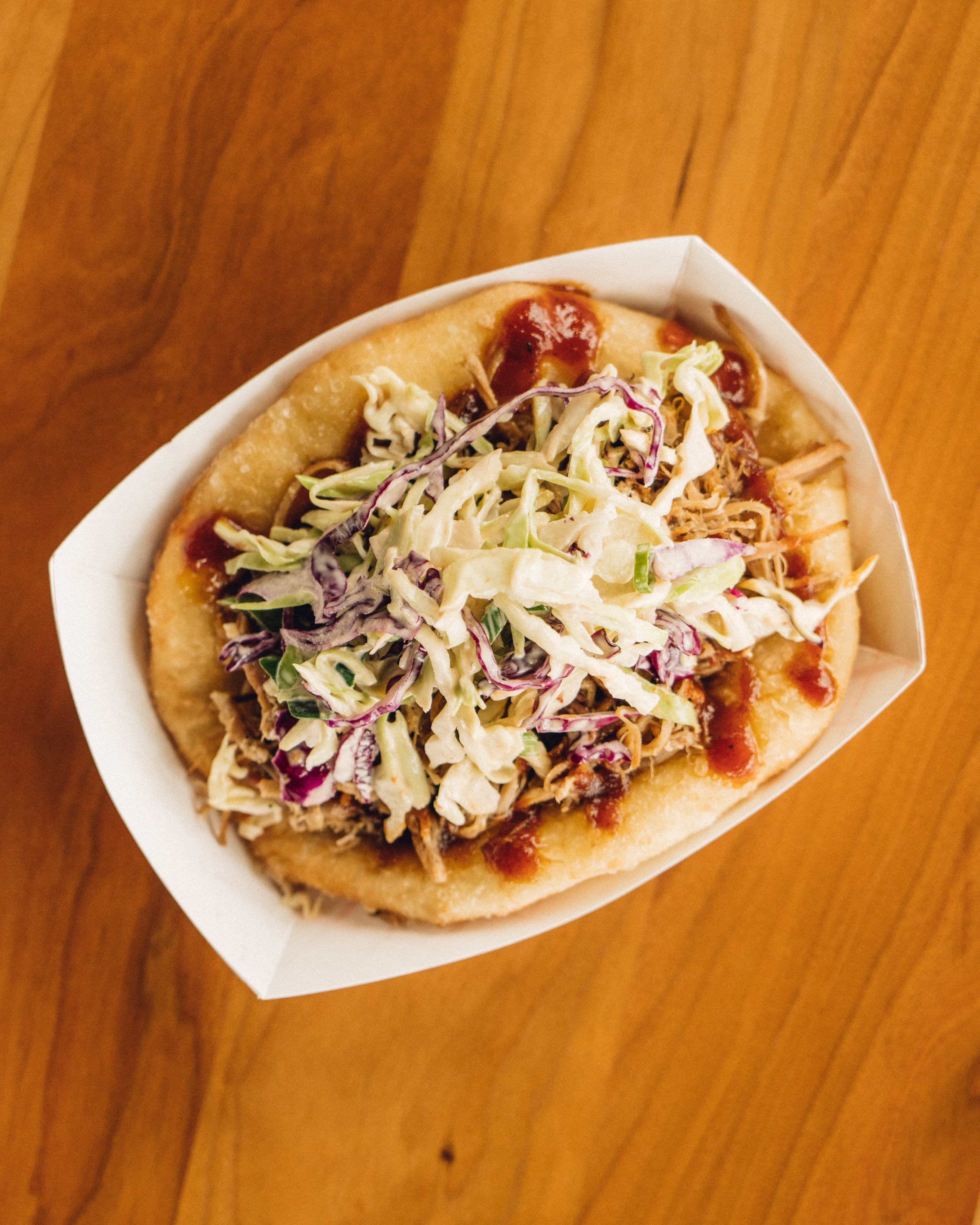 BBQ Pork Indian Taco